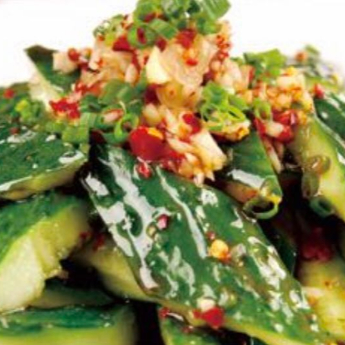 Spicy Garlic Cucumber( Vegetarian) <br />凉拌黃瓜